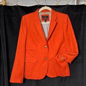 J. Crew Women's Orange Blazer
